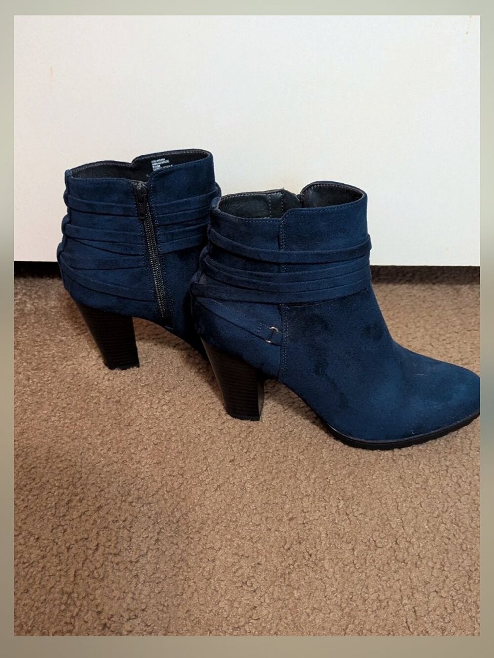 Blu Suede Boots